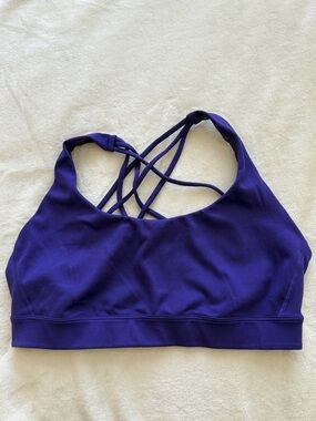 Victoria's Secret Purple Strappy Back Sports Bra